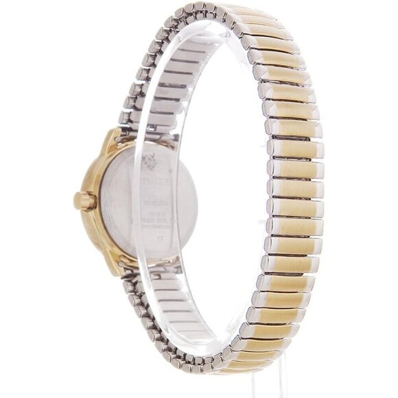 ? Timex Reader Watch Women White Easy Stainless Steel Mineral Crystal Watch